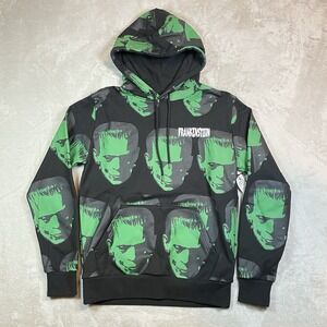 Universal Studios Frankenstein Hoodie Mens XS Horror Nights‎ Black Green Monster